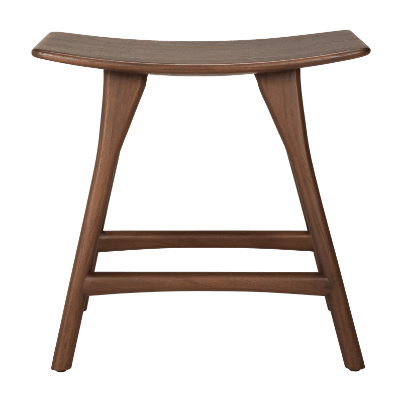 10177 Osso stool teak brown profile cut HQ