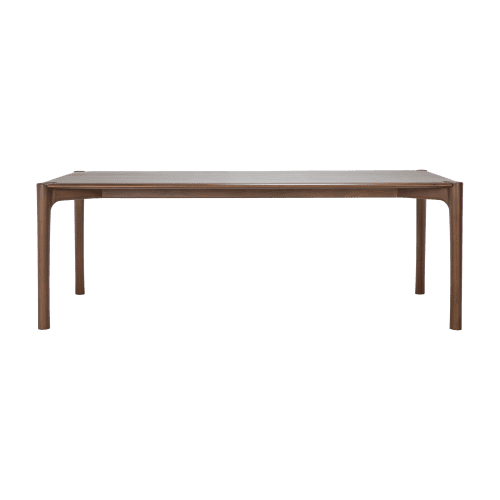 11559 PI dining table teak brown 220 front cut HQ