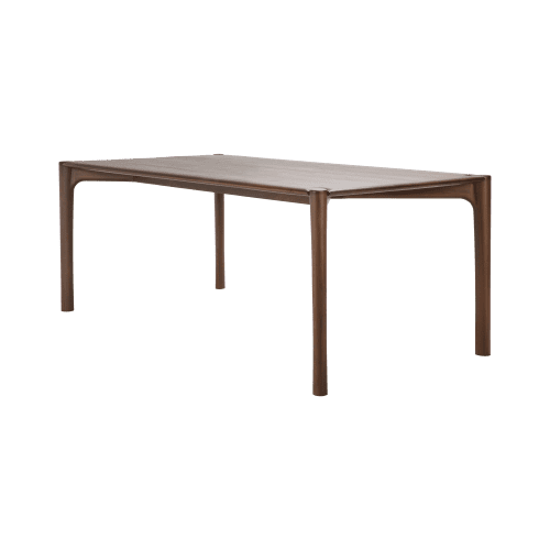 11559 PI dining table teak brown 220 side cut HQ