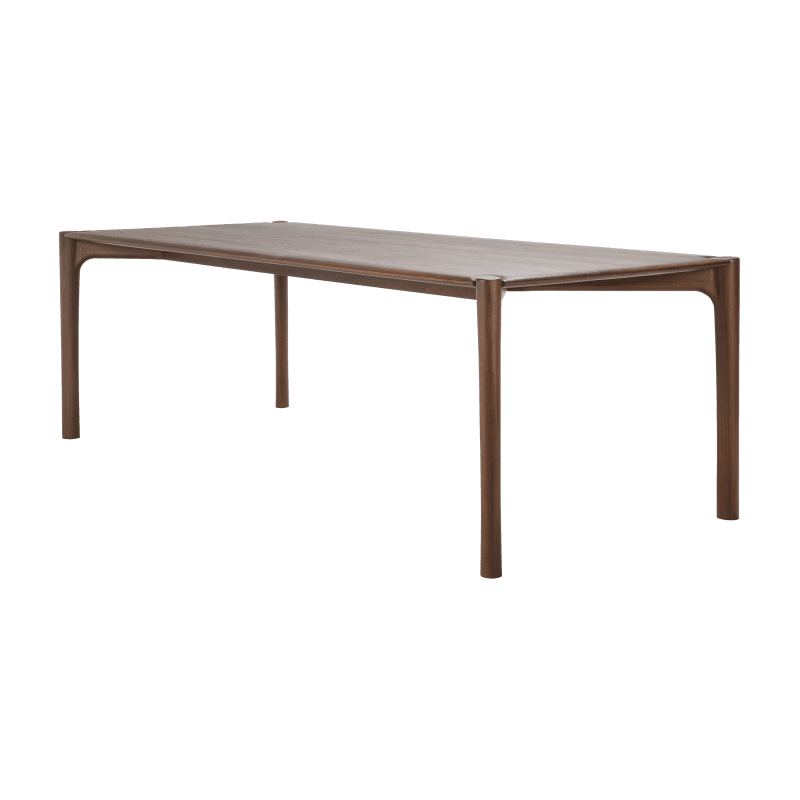 11560 PI dining table teak brown 240 side cut HQ