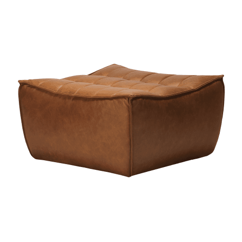 20081 N701 sofa footstool old saddle profile cut HQ