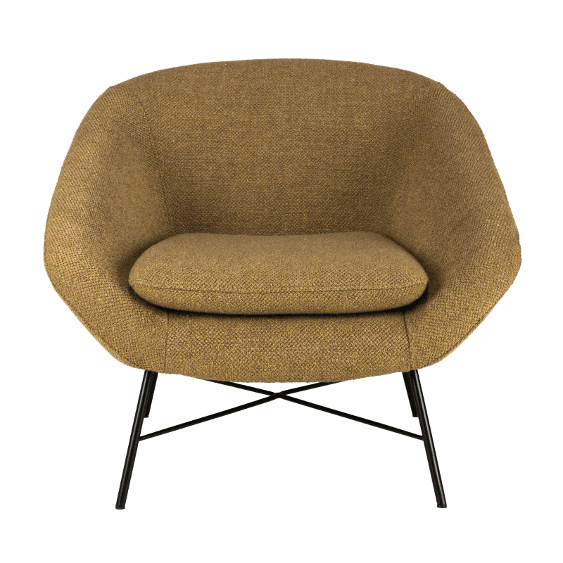 20134 Sofa Barrow lounge chair ginger front cut HQ