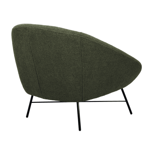 20136 Barrow lounge chair Pine Green fabric side cut HQ