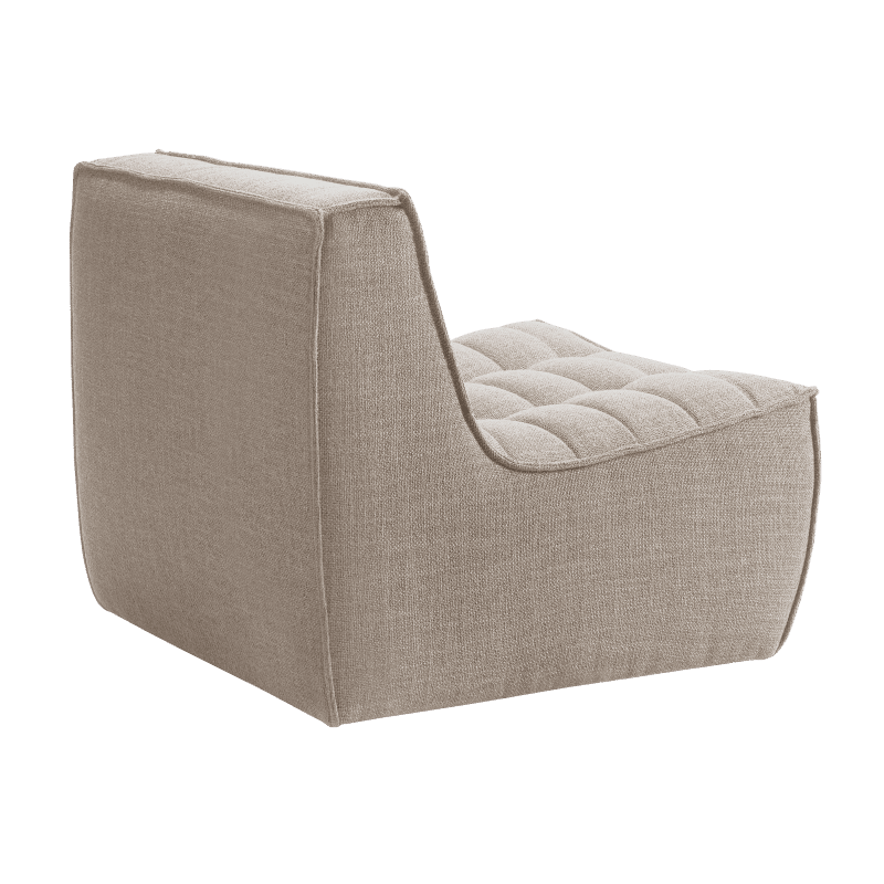 20229 N701 sofa 1 seater beige profile cut HQ