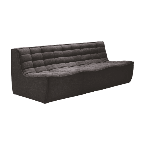 20234 N701 sofa 3 seater dark grey profile cut HQ