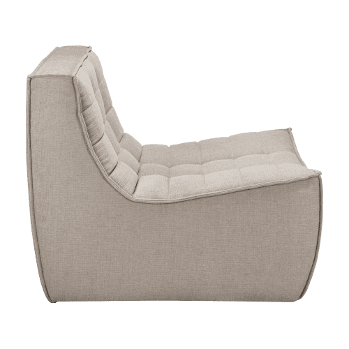 20266 SofaN701 1seater Ecru Eco Fabric 80 profile HQ