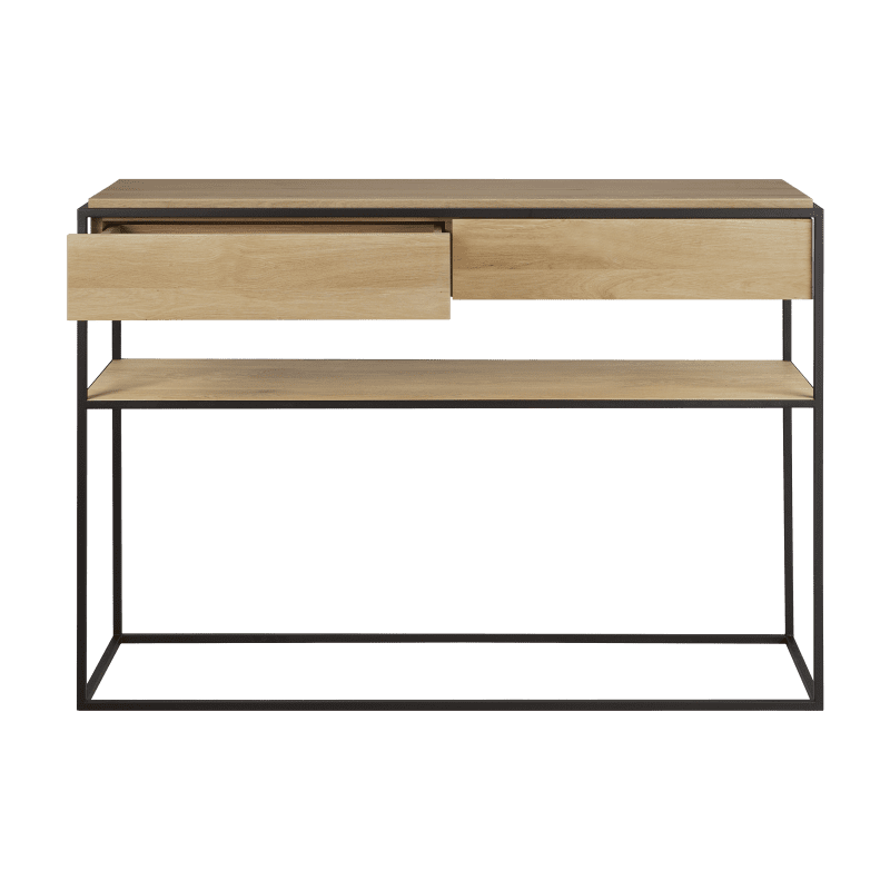 26872 Oak Monolit console front open cut HQ