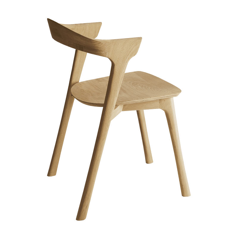 50073 Oak Bok dining chair profile02 cut HQ