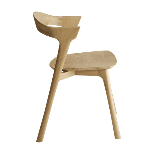 50073 Oak Bok dining chair side cut HQ