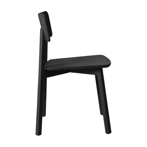 50673 Oak Casale black dining chairside01 cut HQ