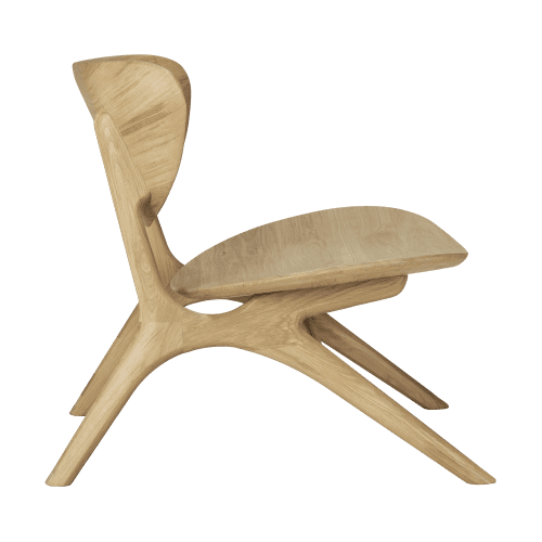 50676 Oak Eye lounge chair without armrest profile cut HQ