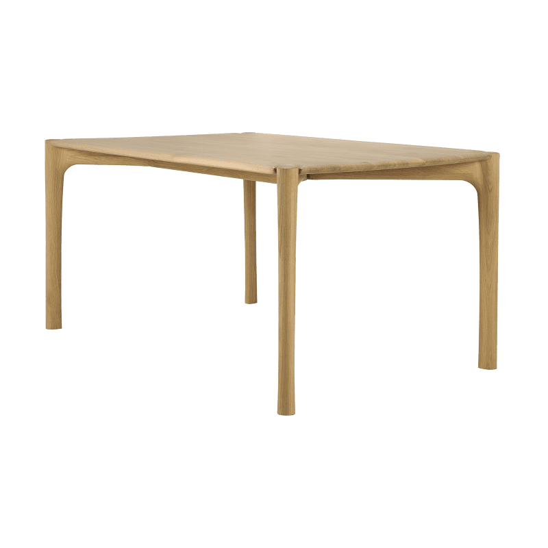 51326 Polished Imperfect dining table oak 160 side cut HQ