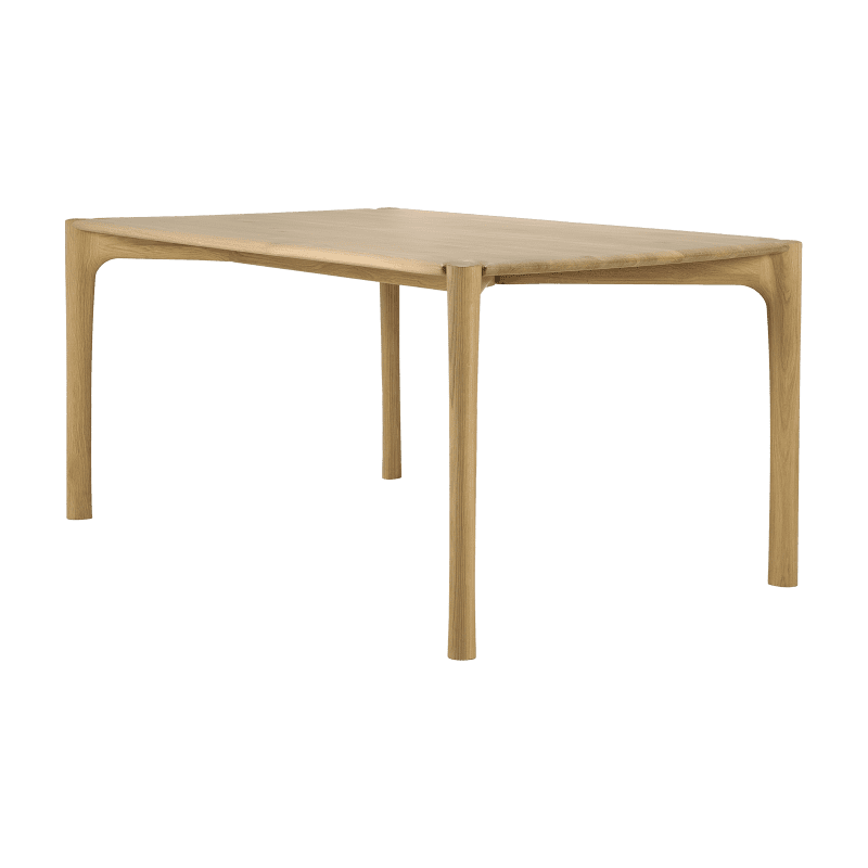 51327 PI dining table oak 180 side cut HQ