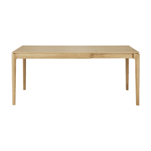 51487 Bok extendable dining table oak rectangular front01 HQ