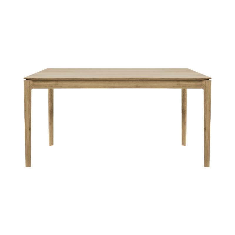 51495 Oak Bok dining table front cut HQ