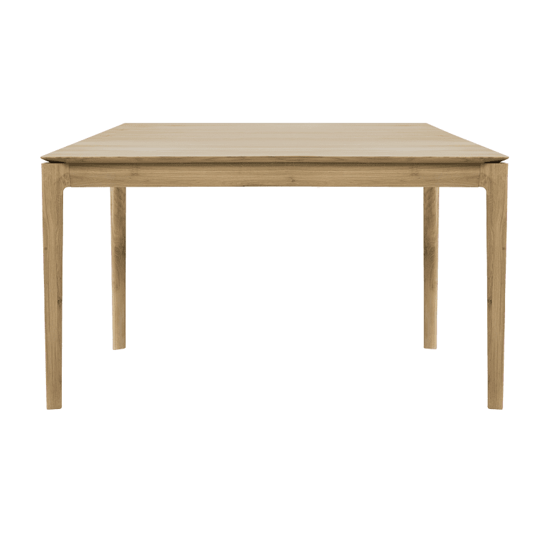 51500 Oak Bok dining table front cut HQ