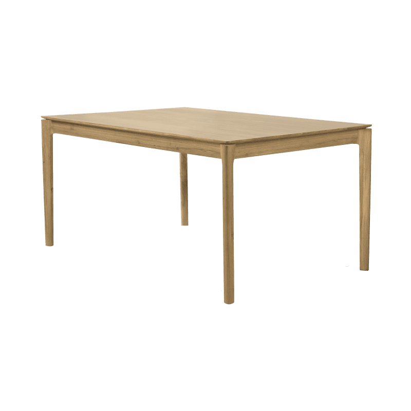 51500 Oak Bok dining table side cut HQ