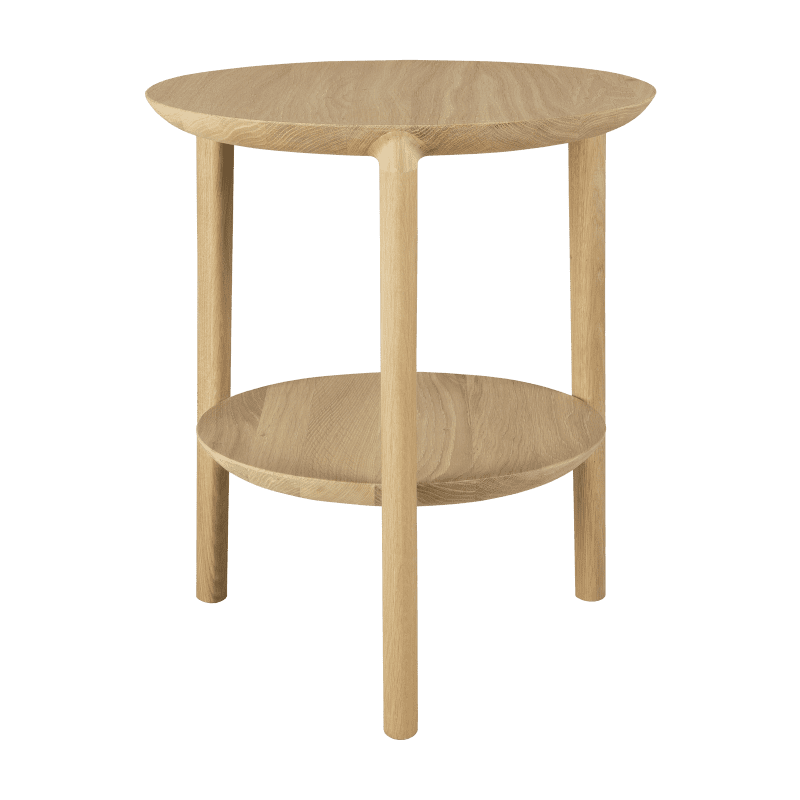 51501 Oak Bok side table front cut HQ