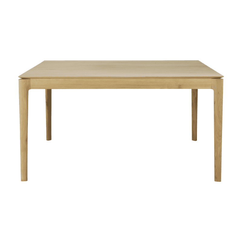 51519 Oak Bok dining table front cut HQ