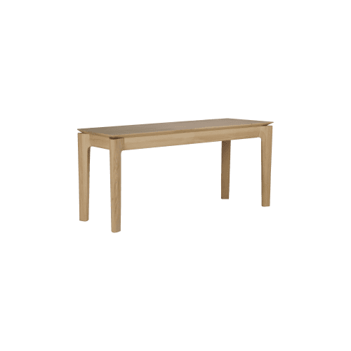 51530 Oak Bok bench 126w side cut HQ