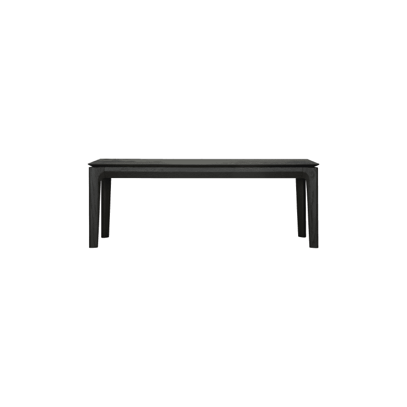 51535 Oak Bok black bench 126w front cut HQ