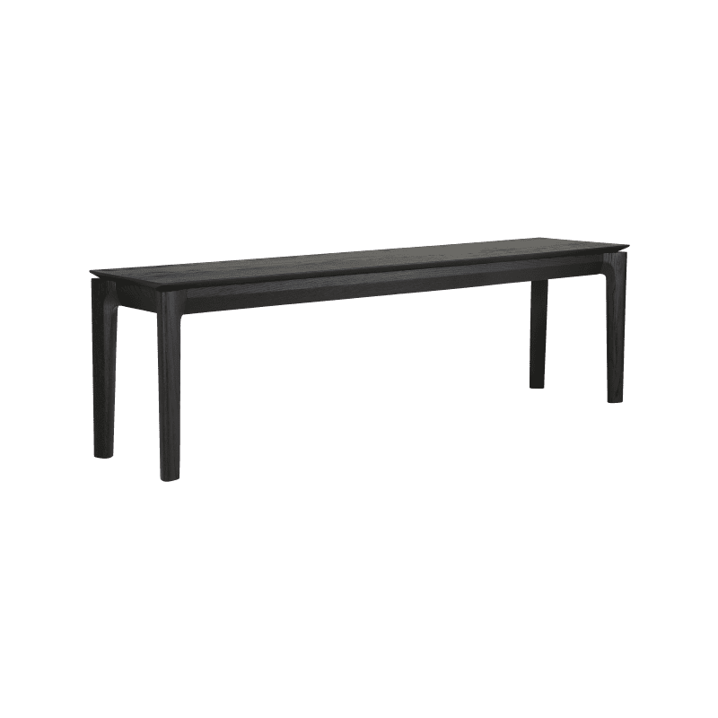 51537 Oak Bok black bench 166w side cut HQ