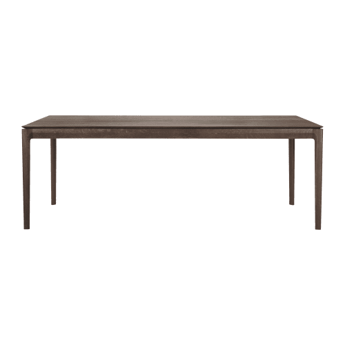 51559 Oak Bok brown dining table front cut HQ 8124741b 0d30 464d 8066 3944928a5c7d