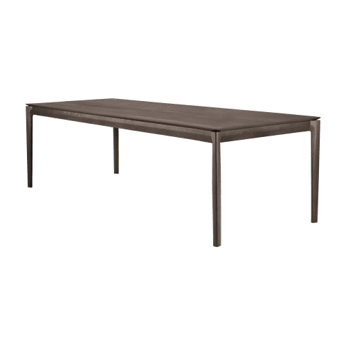 51559 Oak Bok brown dining table side cut HQ