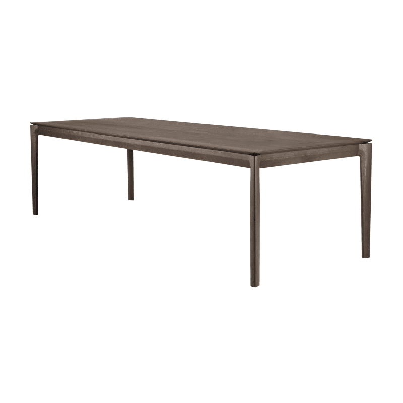 51560 Oak Bok brown dining table side cut HQ