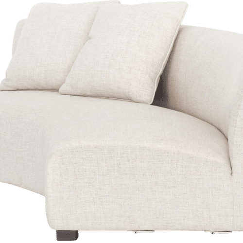 Adele Curved Sofa LHF Dover Crescent 1