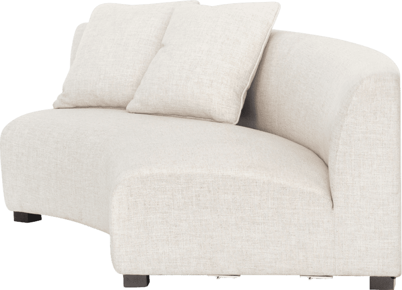 Adele Curved Sofa LHF Dover Crescent 1