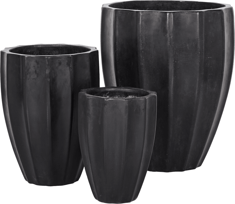 Allia Concrete Planter Black Small Coco Republic 851342762 Group