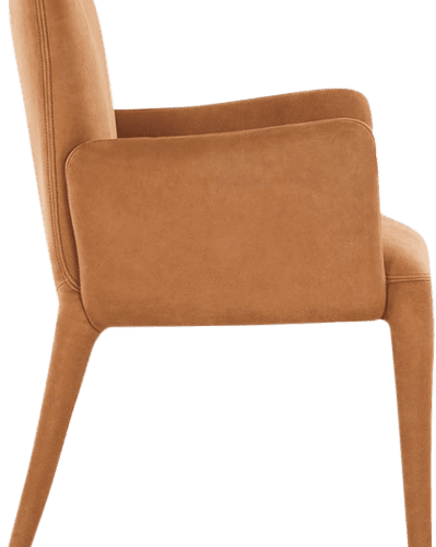 Cara Dining Armchair Camel Side View eccdc151 5924 4460 a4d4 08df171c4792