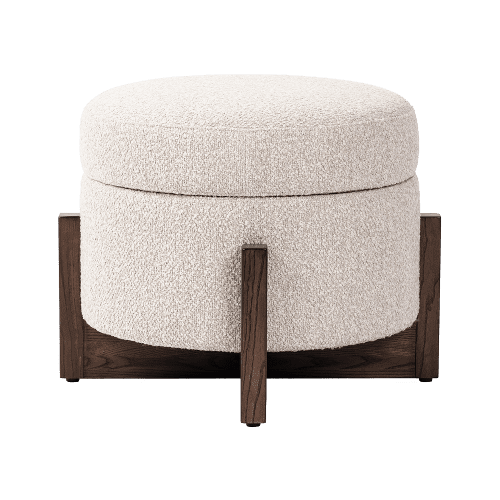 Graham Storage Ottoman Fog Four Hands Side View 710144281