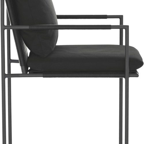 Malmo Outdoor Dining Chair Black Coco Republic 851495772 Side