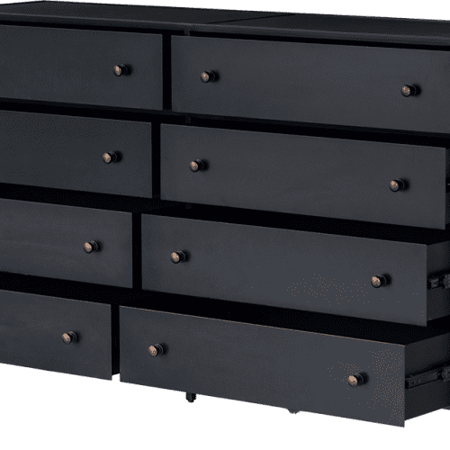 Monty Dresser 8 Drawer Black Metal Coco Republic Open Drawer 710143958