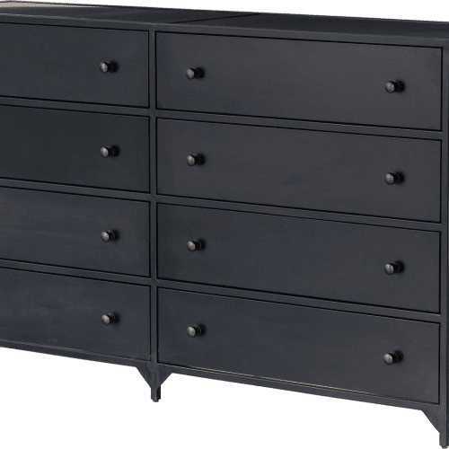 Monty Dresser 8 Drawer Black Metal Coco Republic Side 710143958