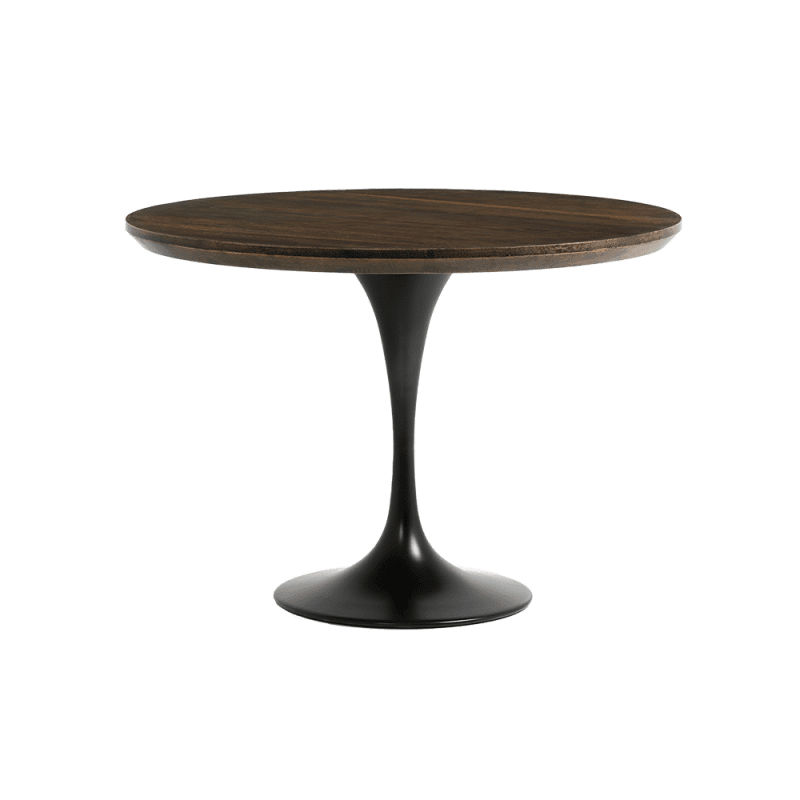 Powell Dining Table 42 English Brown Oak Four Hands Front 710144269