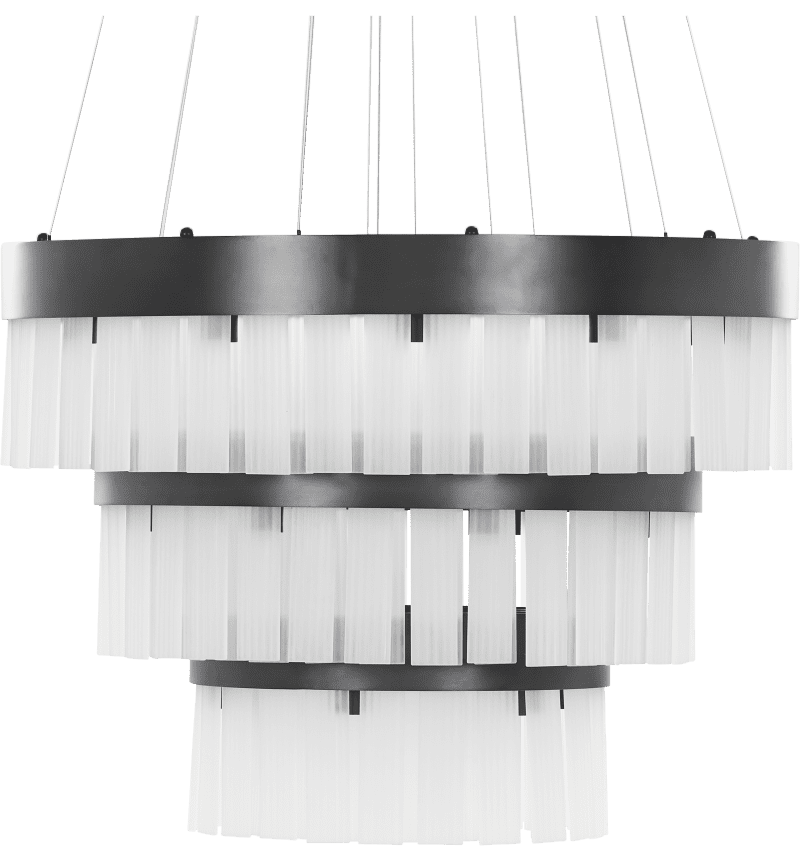 Toril Chandelier Frosted Glass Coco Republic 851532029 Front