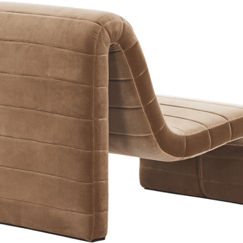 Zurich Occasional Chair Mushroom Velvet Coco Republic Back Angle 851532953