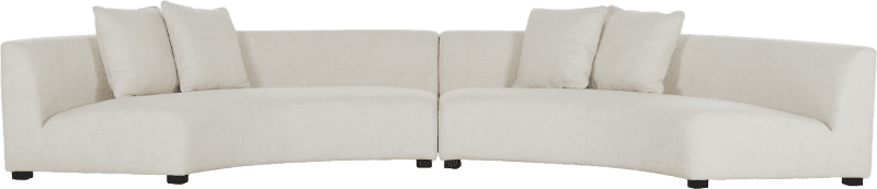 coco republic adele curved wheat furniture modular sofa 001