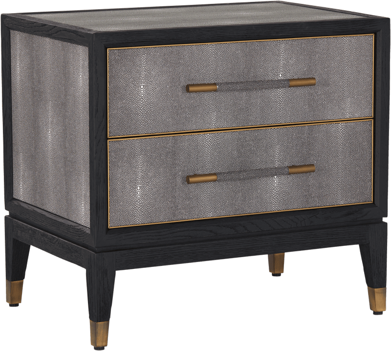 coco republic barolo shagreen 2 draws furniture bedside table 02