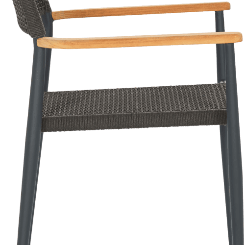 coco republic corso black outdoor furniture dining chair 03