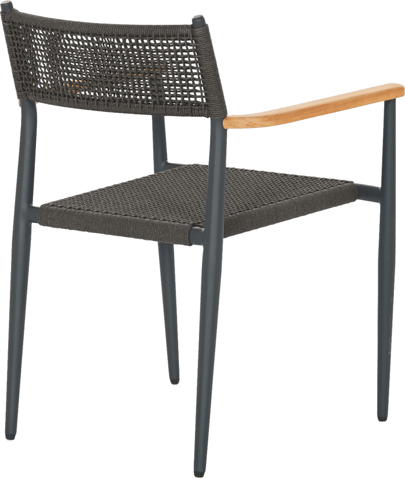 coco republic corso black outdoor furniture dining chair 04