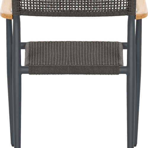 coco republic corso black outdoor furniture dining chair 05